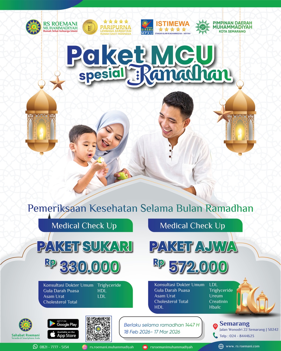 Paket MCU Ramadan Semarang Harga Promo – RS Roemani